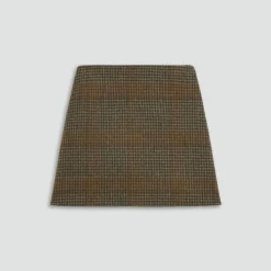 A-Line Mini Skirt in Plaid Wool-Cashmere