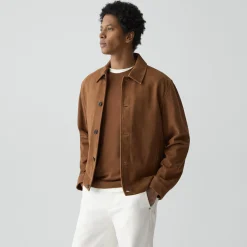 Amos Jacket in Suede