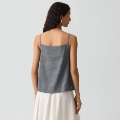 Apron Top in Fluid Linen
