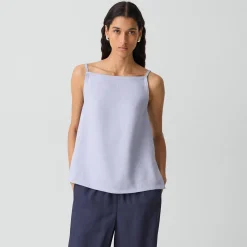 Apron Top in Linen-Viscose