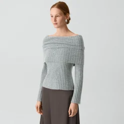 Bell Sleeve Sweater in Astor Wool