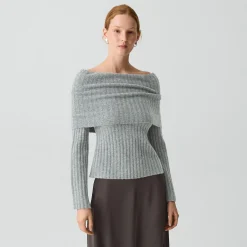 Bell Sleeve Sweater in Astor Wool