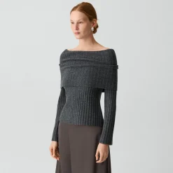 Bell Sleeve Sweater in Astor Wool