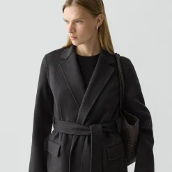 Belted Coat in Double-Face Wool-Cashmere