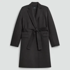 Belted Coat in Double-Face Wool-Cashmere