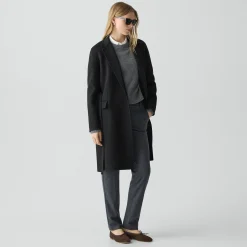 Belted Coat in Double-Face Wool-Cashmere