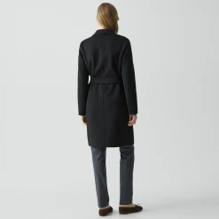 Belted Coat in Double-Face Wool-Cashmere