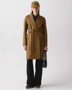 Belted Coat in Double-Face Wool-Cashmere
