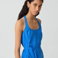 Belted Halter Top in Relaxed Silk