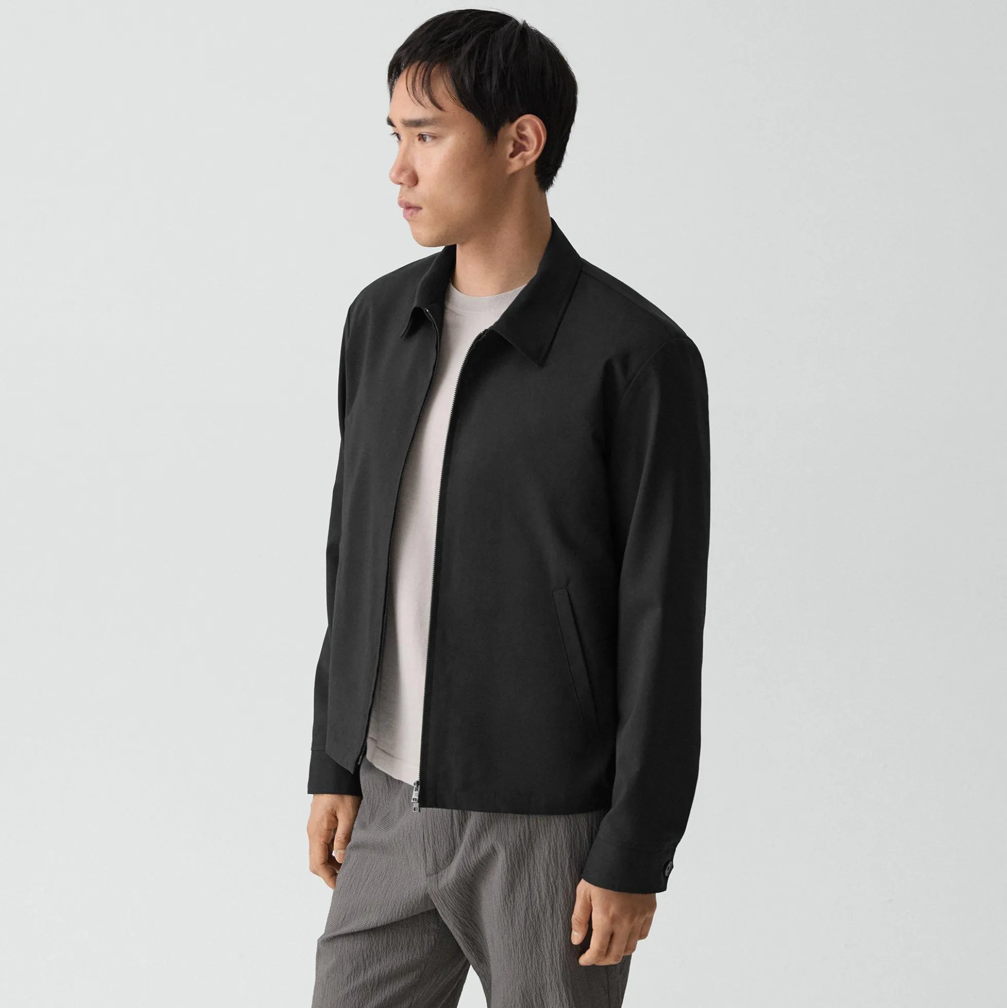 Blouson Zip Jacket in Motion Wool