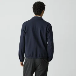 Blouson Zip Jacket in Precision Piqué