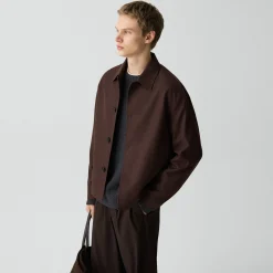 Boxy Jacket in Twill Blend