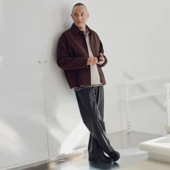 Boxy Jacket in Twill Blend