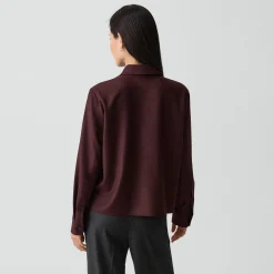 Boxy Shirt in Sleek Flannel