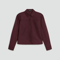 Boxy Shirt in Sleek Flannel