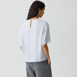 Boxy Tee in Washed Twill