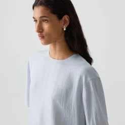 Boxy Tee in Washed Twill