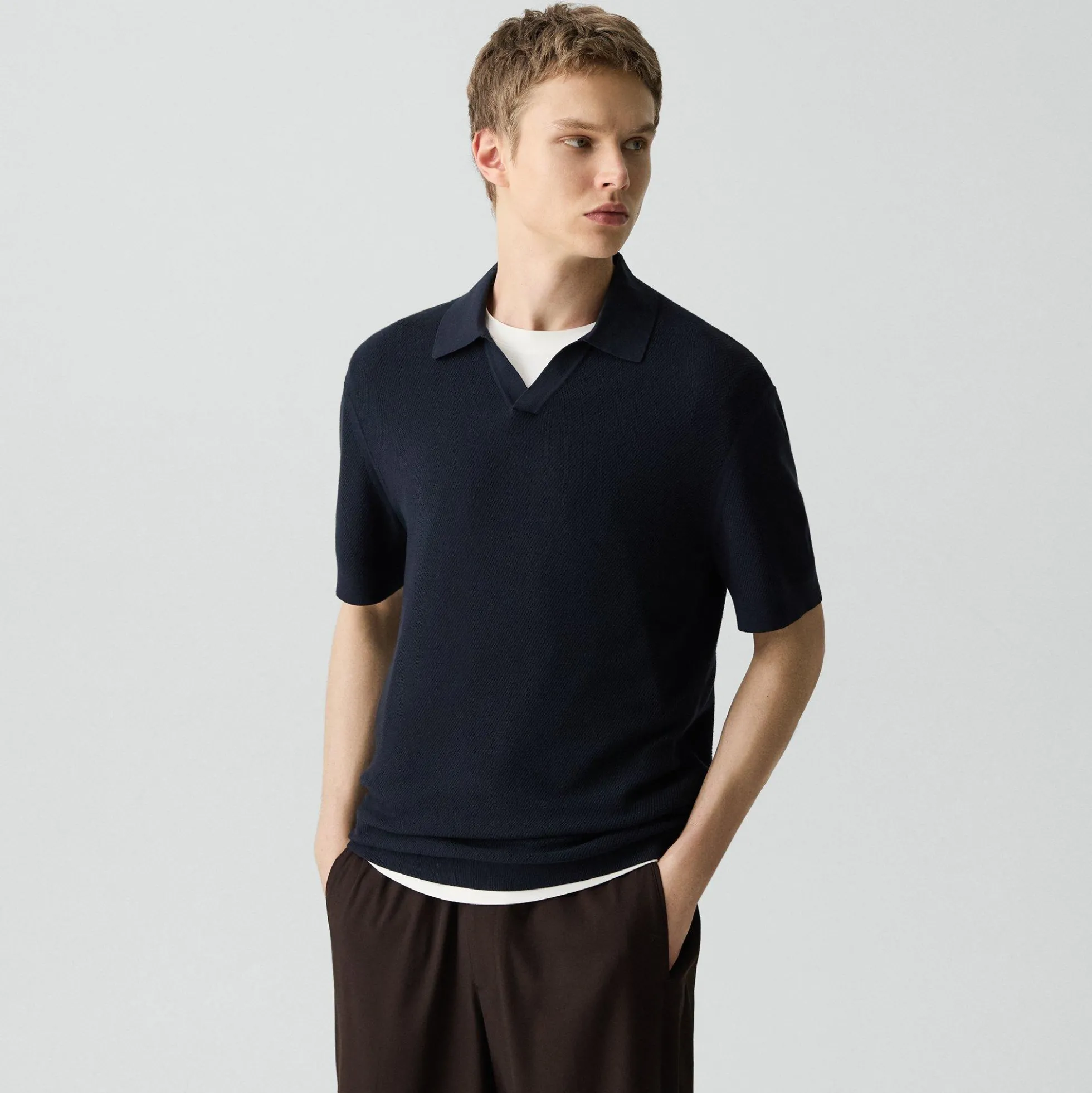 Brenan Polo Shirt in Light Bilen