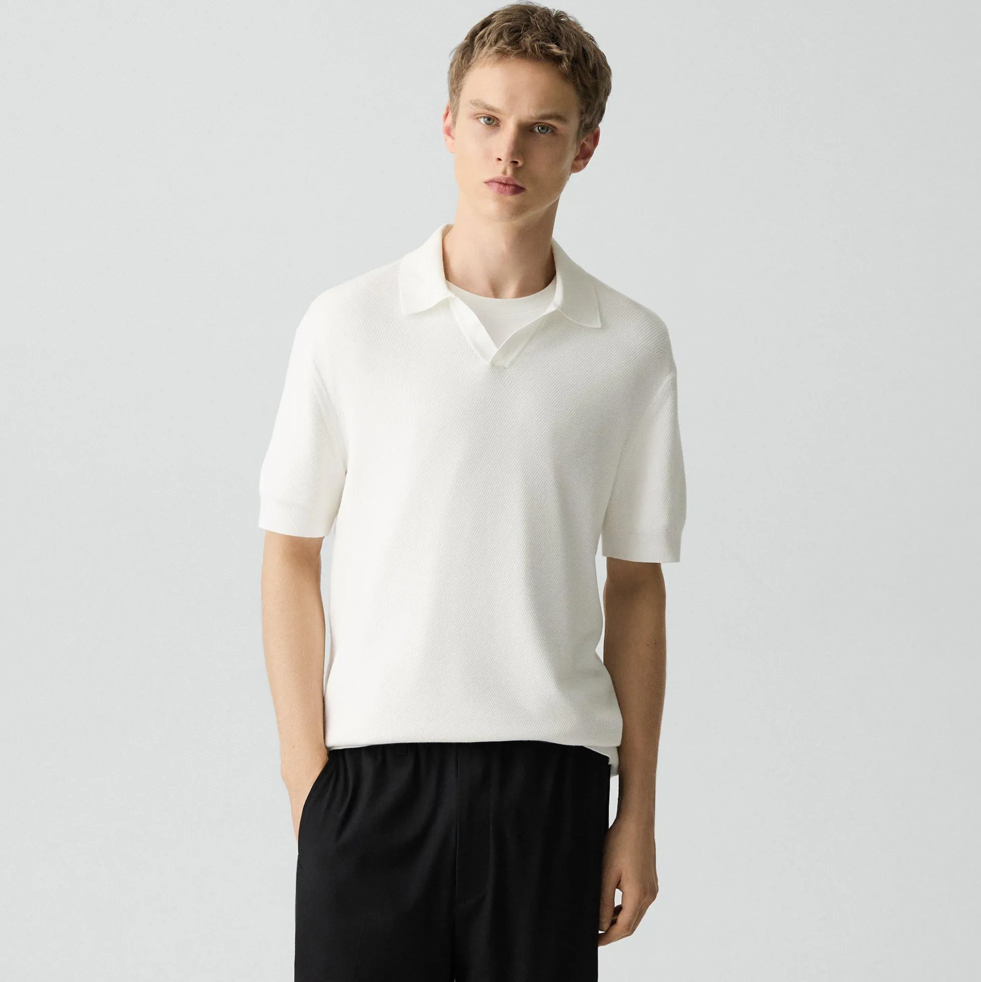 Brenan Polo Shirt in Light Bilen