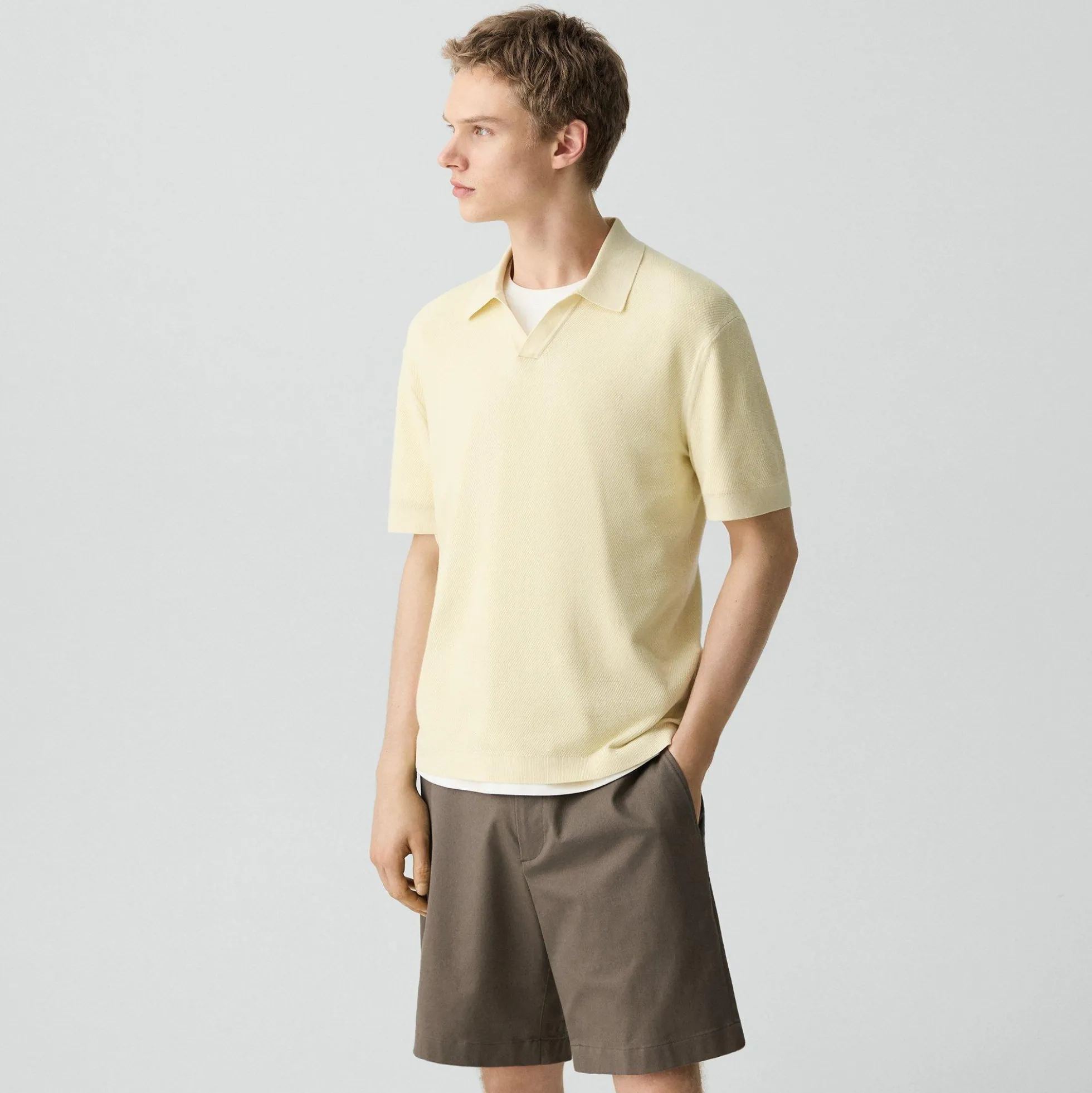 Brenan Polo Shirt in Light Bilen