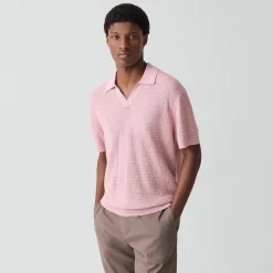 Brenan Polo Shirt in Pacific Linen