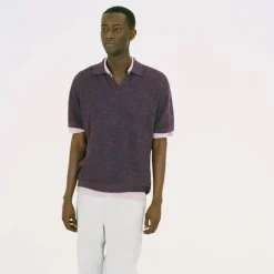 Brenan Polo Shirt in Pacific Linen