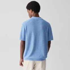 Brenan Polo Shirt in Pacific Linen