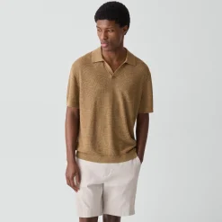 Brenan Polo Shirt in Pacific Linen