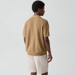 Brenan Polo Shirt in Pacific Linen