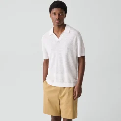 Brenan Polo Shirt in Pacific Linen