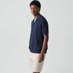 Brenan Polo Shirt in Pacific Linen