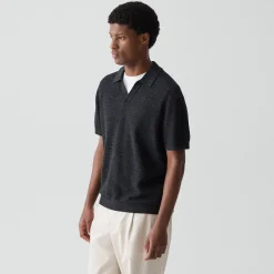 Brenan Polo Shirt in Pacific Linen