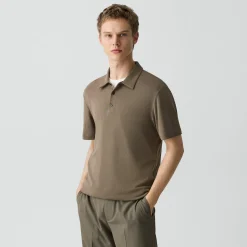 Bron Polo Shirt in Anemone Modal Jersey
