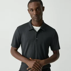 Bron Polo Shirt in Anemone Modal Jersey