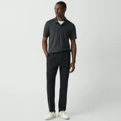 Bron Polo Shirt in Anemone Modal Jersey