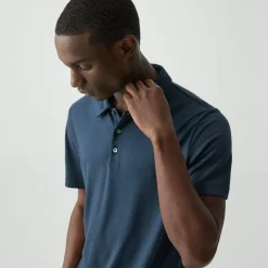 Bron Polo Shirt in Anemone Modal Jersey