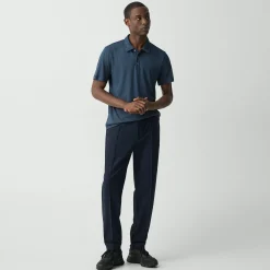 Bron Polo Shirt in Anemone Modal Jersey