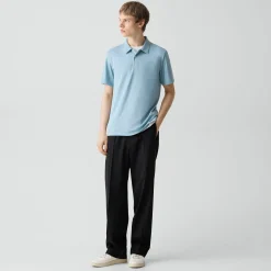 Bron Polo Shirt in Anemone Modal Jersey