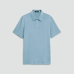 Bron Polo Shirt in Anemone Modal Jersey