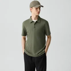 Bron Polo Shirt in Anemone Modal Jersey