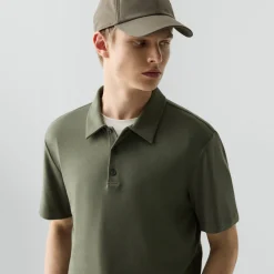 Bron Polo Shirt in Anemone Modal Jersey