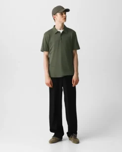 Bron Polo Shirt in Anemone Modal Jersey