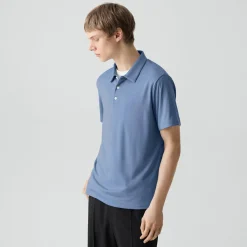 Bron Polo Shirt in Anemone Modal Jersey