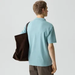 Bron Polo Shirt in Cosmos Slub Cotton