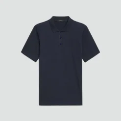Bron Polo Shirt in Cosmos Slub Cotton