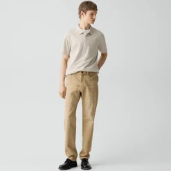 Bron Polo Shirt in Cosmos Slub Cotton