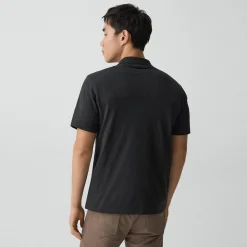 Bron Polo Shirt in Cosmos Slub Cotton