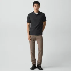 Bron Polo Shirt in Cosmos Slub Cotton