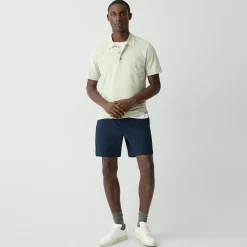 Bron Polo Shirt in Cosmos Slub Cotton