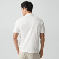 Bron Polo Shirt in Cosmos Slub Cotton